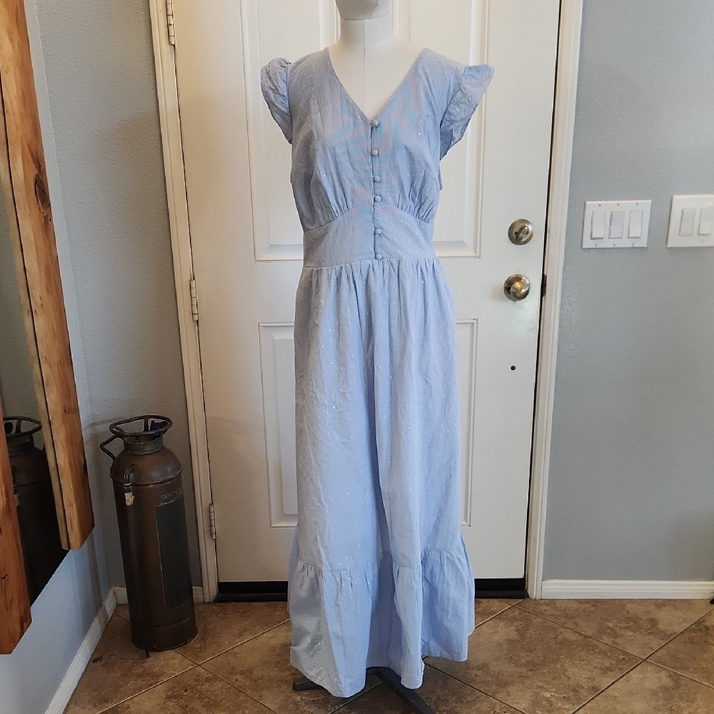 Lane Bryant Light Blue Maxi Dress